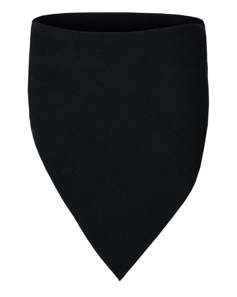 solid black bandana