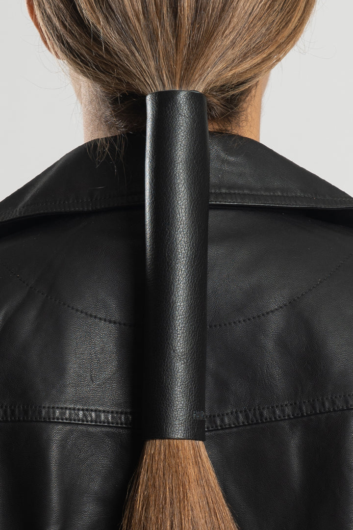 10130 12" SOLD BLACK LEATHER-10130 : 12" - HighwayLeather