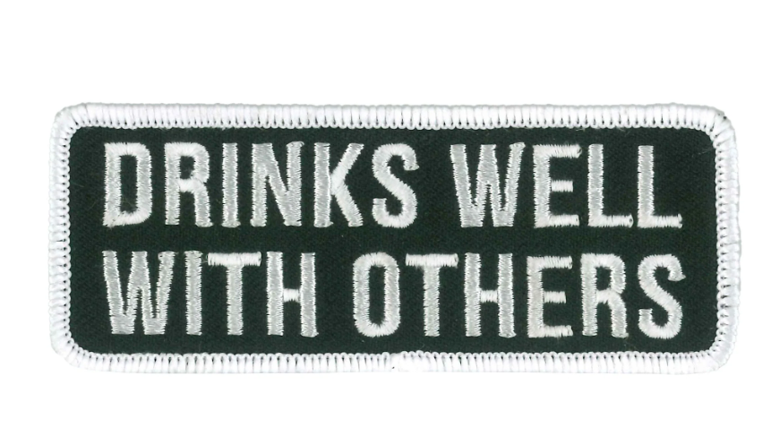 PPW1093 PATCH DRINKS WITH OTHERS 4X2 - HighwayLeather