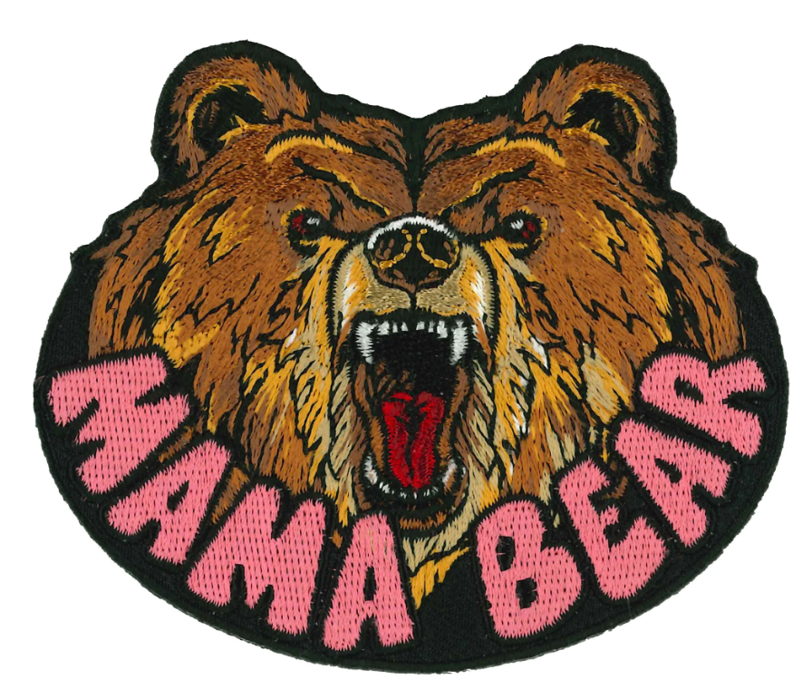 PATCH MAMA BEAR 3.5"-PPQ1703 : 3.5"X3" - HighwayLeather