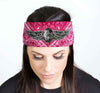 MLA8024 HEAD BAND LYCRA JERSEY FLYING WHEEL SHIELD SU - HighwayLeather