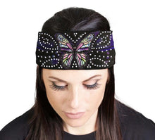 MLA8015 HEAD BAND LYCRA JERSEY BUTTERFLY SUBLIMATION - HighwayLeather