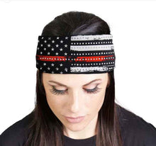 MLA8036 HEAD BAND LYCRA JERSEY RED FLAG SUBLIMATION - HighwayLeather