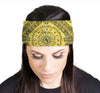 HEAD BAND LYCRA JERSEY BANDANA CLASSIC YELLOW - HighwayLeather