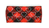 MLA8034 HEAD BAND LYCRA JERSEY PLAID RED SUBLIMATION - HighwayLeather