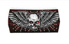 MLA8041 HEAD BAND LYCRA JERSEY SKULL AND WINGS SUBLIM - HighwayLeather