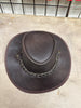 HL80119BROWN Outback Cowboy Leather Hat