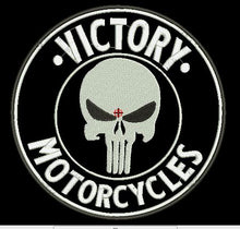 VICTORY MOTOTCYCLE SKULL ROUND 12X12  12X12 - HighwayLeather