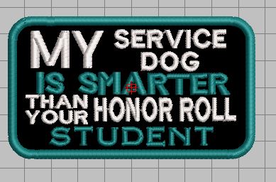 MY SERVICE DOG IS SMARTER - HighwayLeather