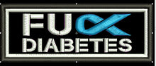 FUCK DIABETES  4X1.5 - HighwayLeather