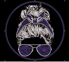 Lady Face Purple Glasses Round - HighwayLeather