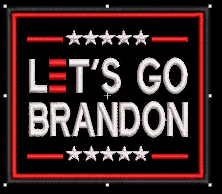 LETS GO BRANDON  3X3.5 - HighwayLeather