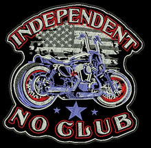 independent No club motorcycle  12x12 - HighwayLeather