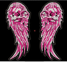 ML189169 Pink Wings Right 10x4 Patch - HighwayLeather