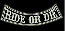 RIDE OR DIE ROCKER  12X4 - HighwayLeather