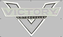 ML188024 Victory Mototcycle Grey  Patch - HighwayLeather