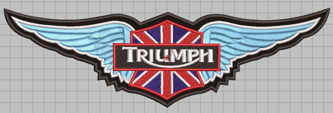 Triumph Wings   11.5x5 - HighwayLeather