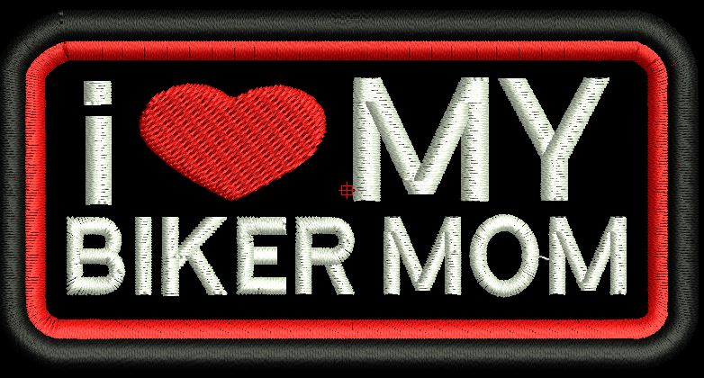 I LOVE MY BIKER MOM  4X2 - HighwayLeather