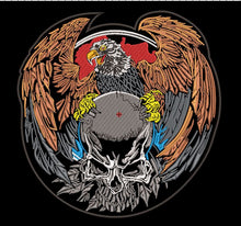 ML189164 Eagle with Grey Skull 12x12 Patch - HighwayLeather