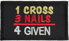 P3679 1 Cross 3 Nails 4 Given Patch : 3x1.75 inch