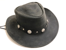 HL80133 AUSSIE SOFT LEATHER HAT - HighwayLeather