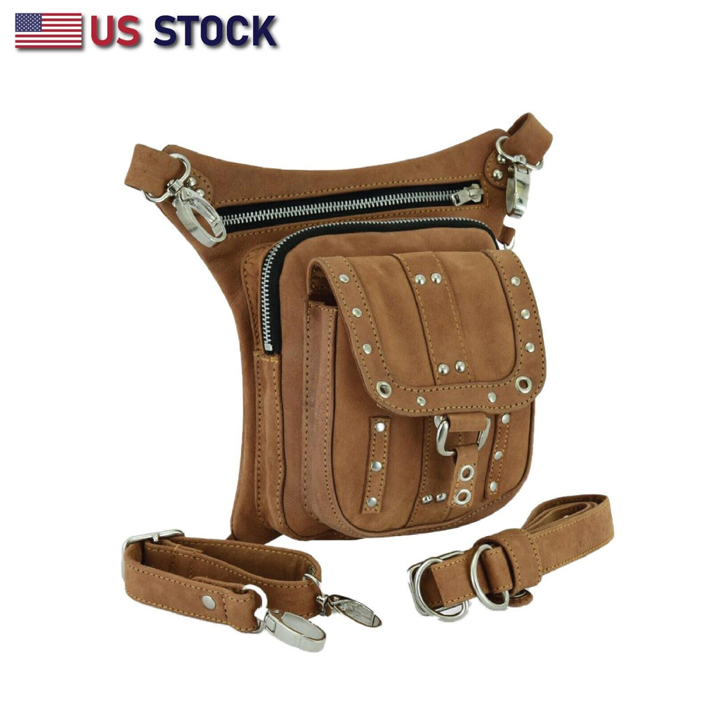 Satchel Thigh Bag, Leather Leg Holster retailer Bag