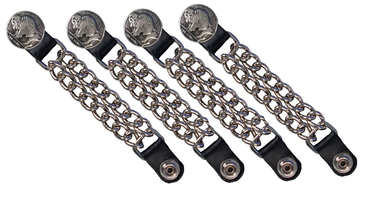 HL1009X4 Chain Vest Extender Buffalo Nickle 4"