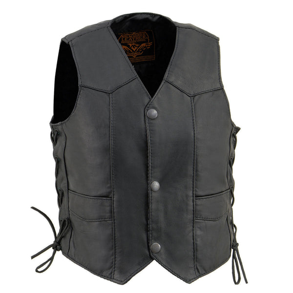 KIDS LEATHER VEST