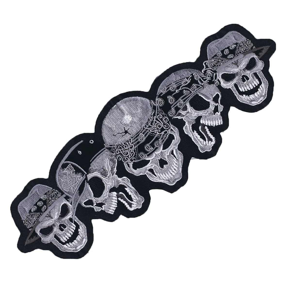 LT30160 - THUG SKULLS : 6X14 IN - HighwayLeather