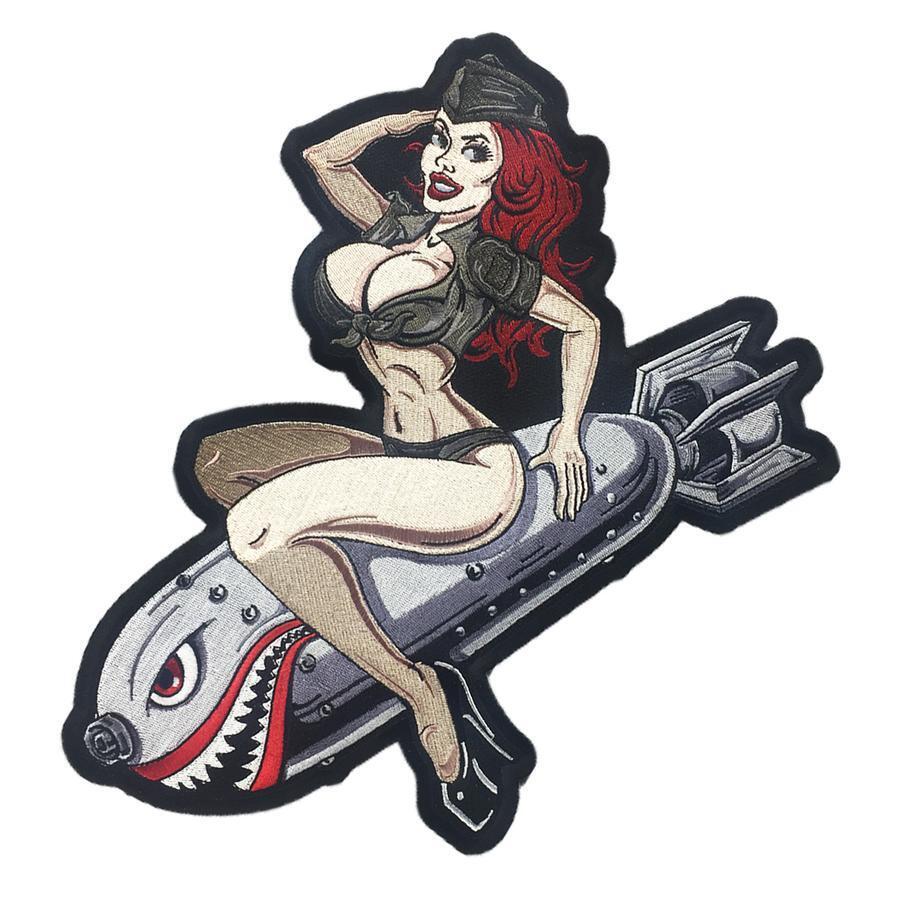 BOMBS AWAY PIN UP-LT30227 : L - HighwayLeather