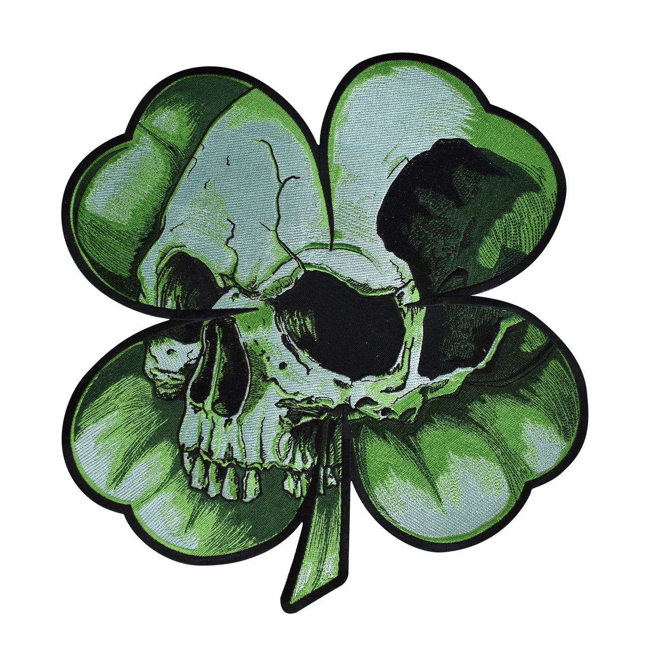 LT30246 SKULL CLOVER : 11.5"x12.5" - HighwayLeather