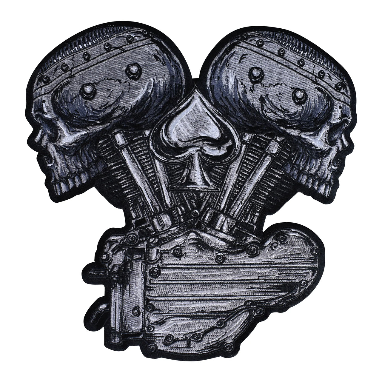 LT30247 METAL AND MAYHEM SKULL MOTOR - HighwayLeather