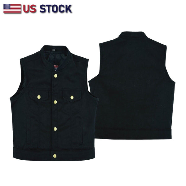 Kids denim vests