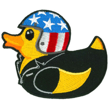 PPQ2190 PATCH RUBBER DUCK BIKER 3X2.5 - HighwayLeather