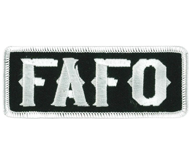 PPW1046 PATCH FAFO 4X2 - HighwayLeather