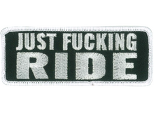 PPW1115 PATCH JUST FING RIDE 4X2 - HighwayLeather