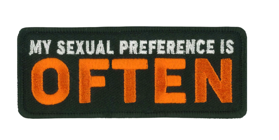 PPW1136 PATCH SEXUAL PREFERANCE 4X2 - HighwayLeather