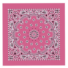 Hot Leathers BAP1007 Classic Hot Pink Paisley Bandana