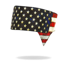 RWA1012 Hot Leathers Vintage American Flag Road Wrap Bandana - HighwayLeather