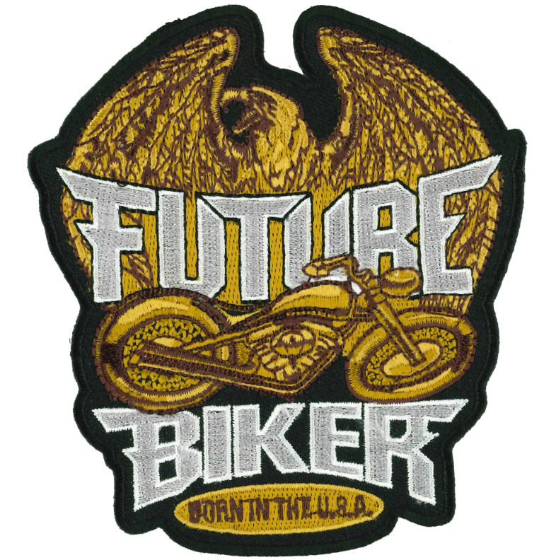 PATCH  FUTURE BIKER-PPA3220 : 4.5" - HighwayLeather