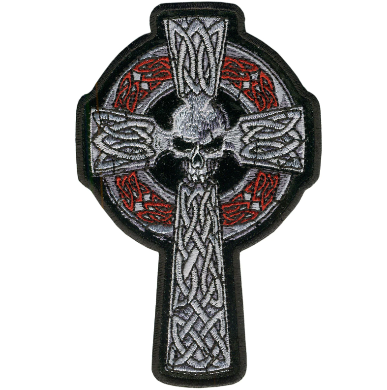 PATCH CELTIC CROSS 7"-PPA3377 : 7W 11H - HighwayLeather