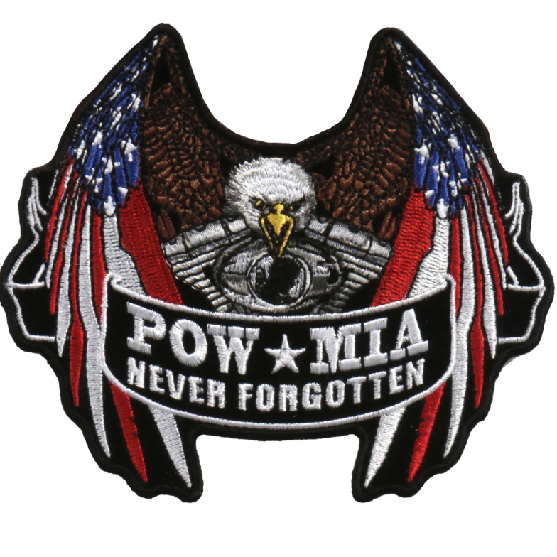 PATCH POW FLAG EAGLE 5"-PPA5530 : 5W 4H - HighwayLeather