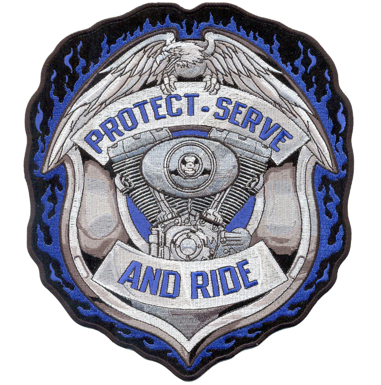 PATCH PROTECT & SERVE 5"-PPA6123 : 5W 6H - HighwayLeather