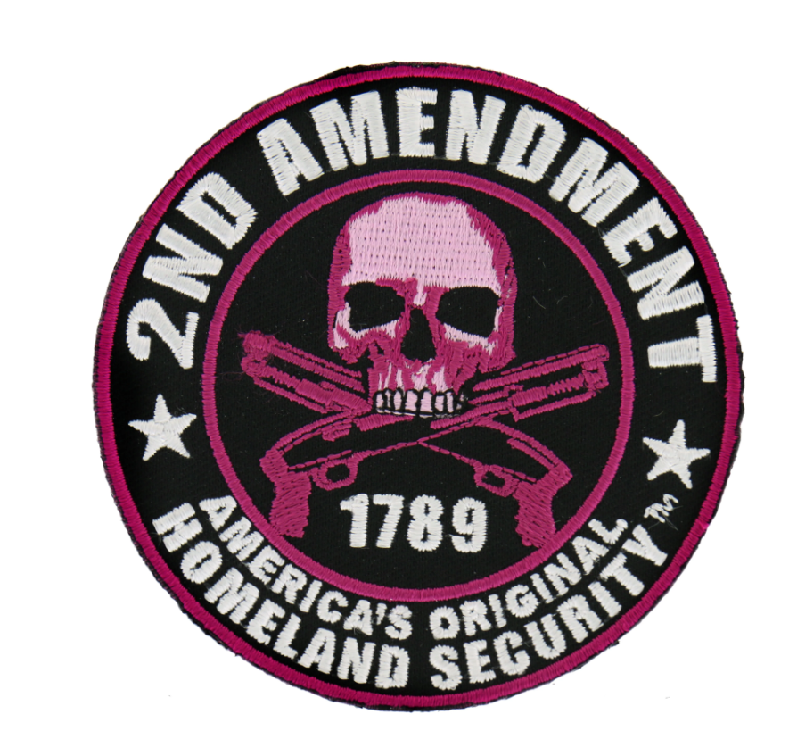 PATCH PURPLE 2ND AMENDMENT-PPA7060 : 3.5W3.5H - HighwayLeather