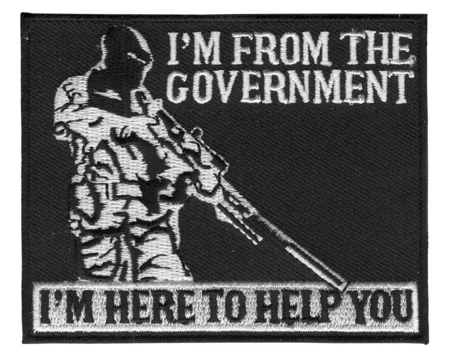 PATCH IM FROM THE GOV-PPL9081 : 4W 3H - HighwayLeather