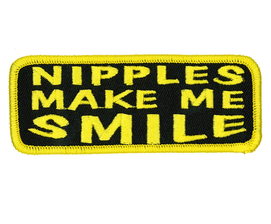 PATCH NIPPLES MAKE ME SMILE-PPL9167 : 4W 2H - HighwayLeather