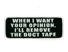 PATCH WHEN I WANT YOUR OPINION-PPL9175 : 4W 2H - HighwayLeather