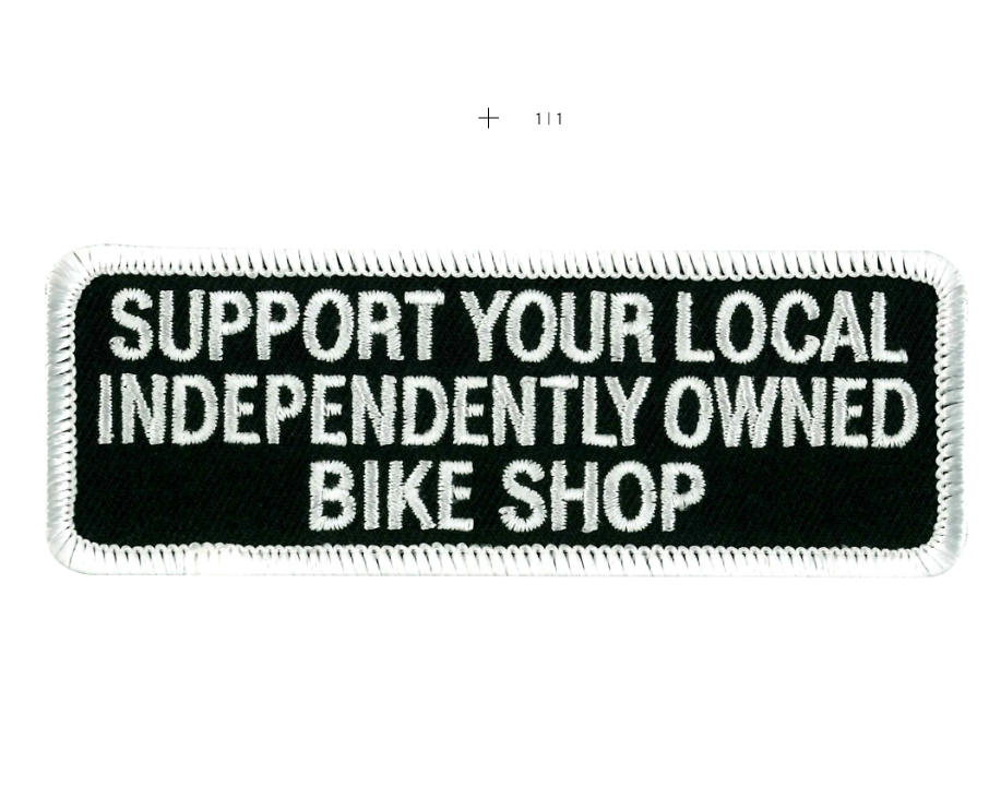 PATCH SUPPORT YOUR LOCAL  SHOP-PPL9182 : 4W 2H - HighwayLeather