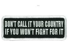 PATCH DONT CALL IT YOUR COUNTR-PPL9240 : 4W 2H - HighwayLeather