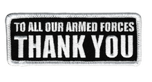 PATCH TO OUR ARMED FORCES THX-PPL9288 : 4W 2H - HighwayLeather